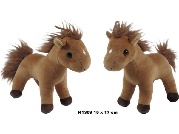 Braunes Pferd 17Cm