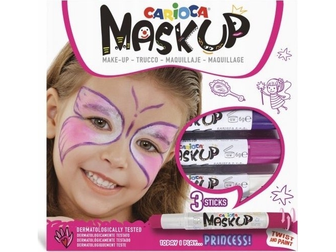 Mask Up sminkfärgningspinnar 3st, prinsessa | Leksaker - Figurer & Dockor - Dockkläder och tillbehör | GameStuff