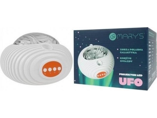 RGBW galakse ufo-projektor med fjernbetjening