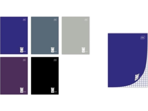 Notebooks A6/50K Grid One Color (20Pcs)