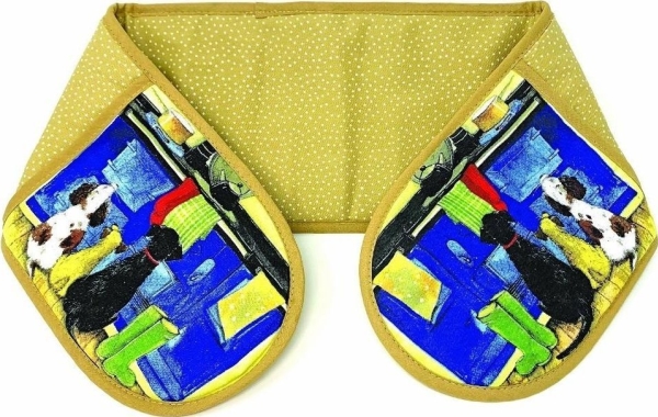 Glv14 Küchenhandschuhe Hunde In Der Küche