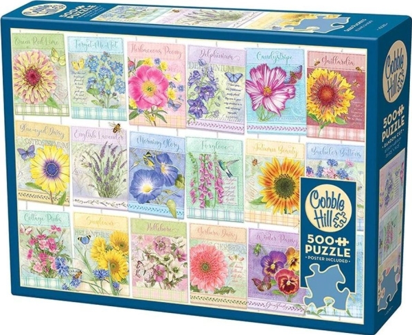 Puzzle 500 Flower Seed Beutel G3
