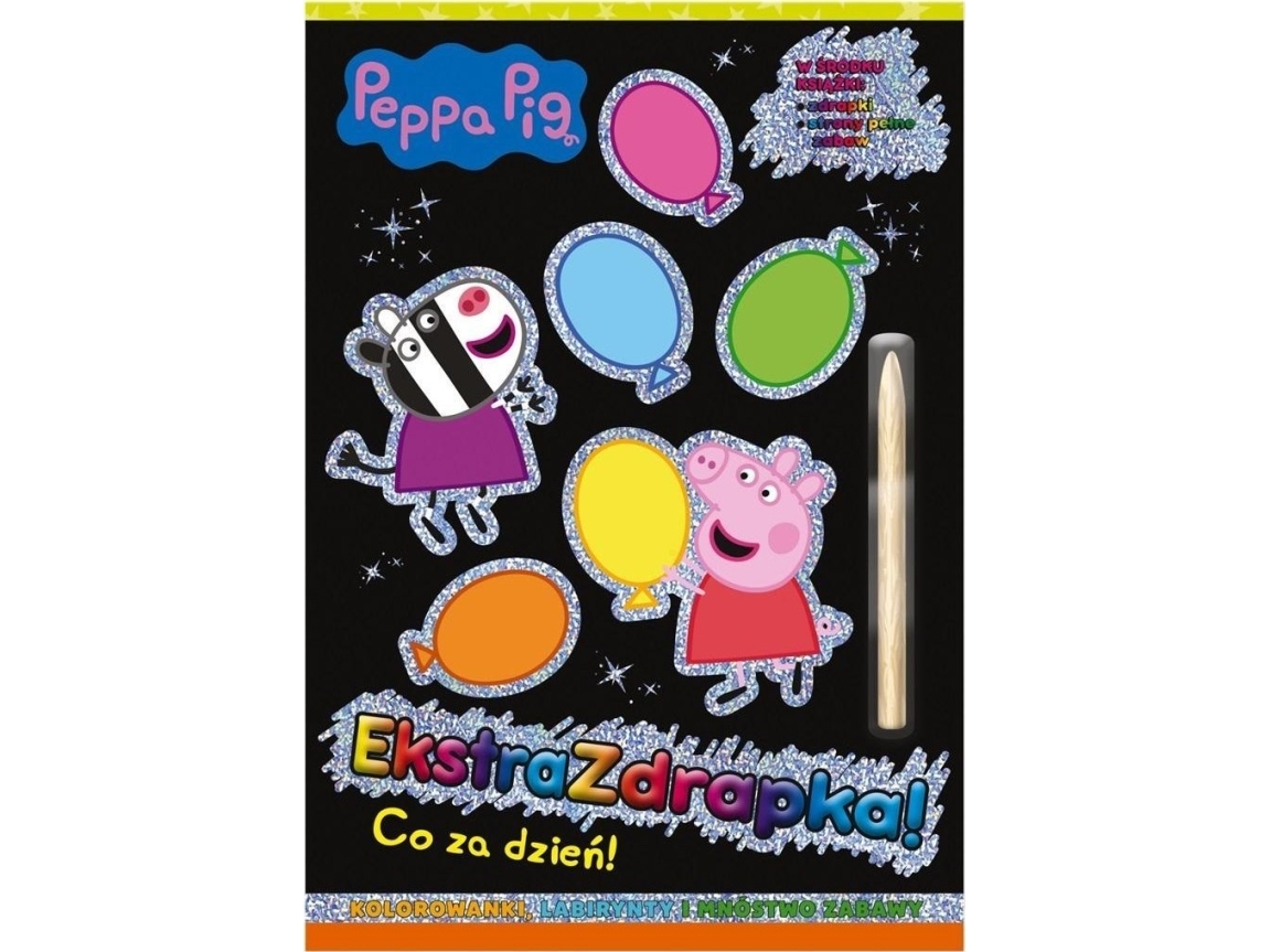 Media Service Zawada Peppa Pig Extra-Kratzbrett: Was Für Ein Tag!