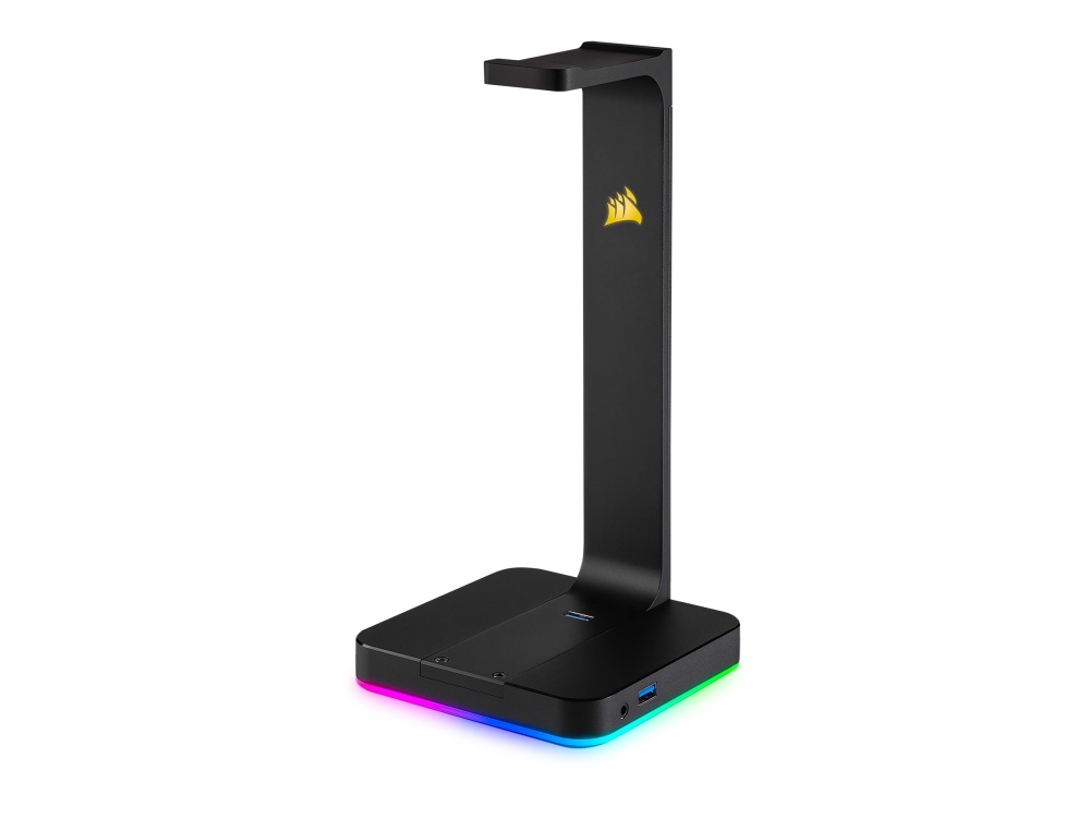 CORSAIR Gaming ST100 RGB Premium Headset Stand - Ljudkort - 16-bitars - 48 kHz - stereo - USB 3.1 Gen 1 | TV, Ljud & Bild - Hörlurar & Mikrofoner - Tillbehör | GameStuff
