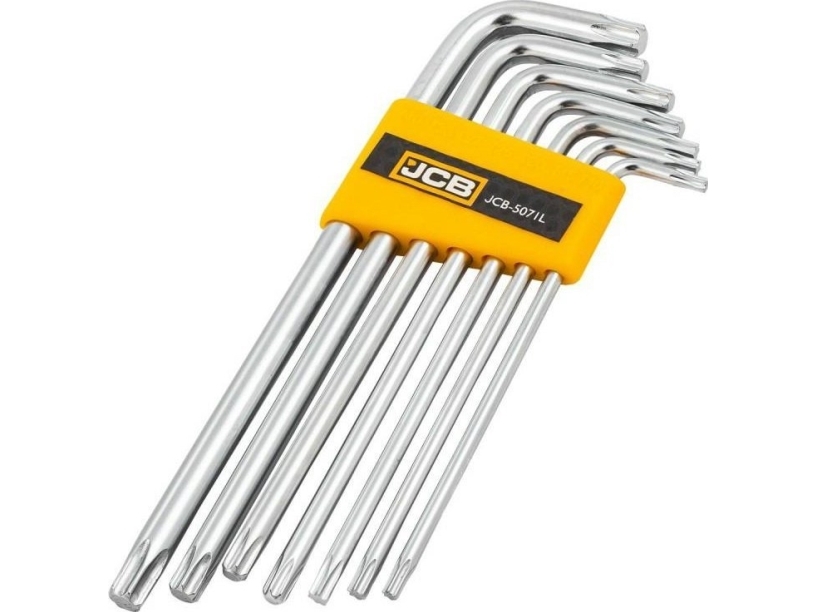 Jcb Set Lange Torx-Schlüssel 7-Tlg. (T10-T40)