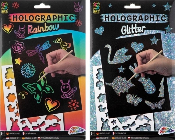 Holografiskt papper A5 mix | Papper & Emballage - Färgat papper - A4 Färgat papper | GameStuff
