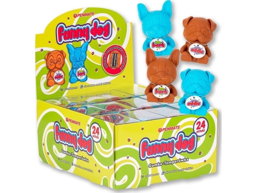 Viskelæderhund med spidser (24 stk.)