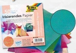 Iridescent Paper Dots 14X14cm 50St