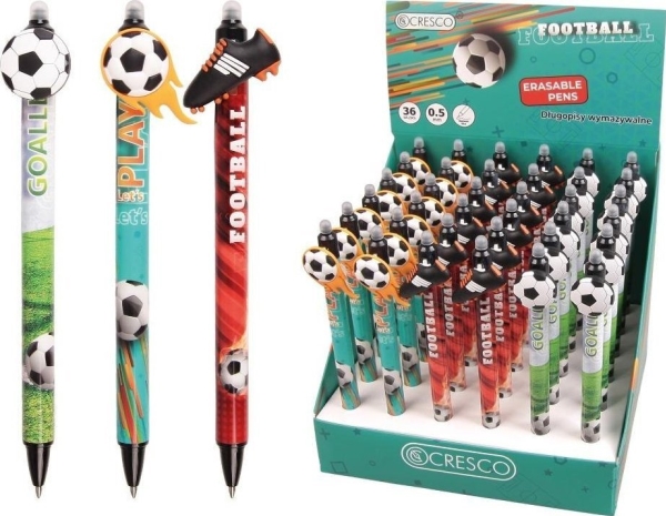 Suddbar fotbollspenna (36 st) | Skrivredskap - Kulspetspennor & Reservoarpennor - Kulspetspennor utan tryckknapp | GameStuff