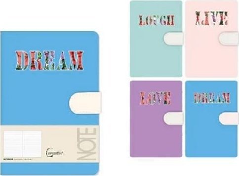 Notesblok A5/144K Med Magnetlukning Dream Mix