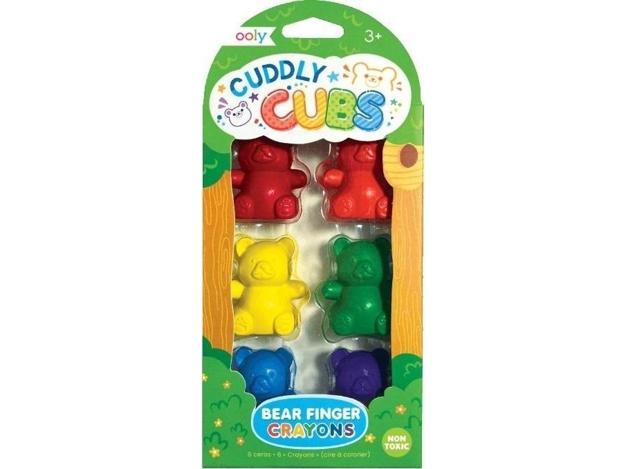 Fingerfarver til unger Cuddly Cubs 6 stk
