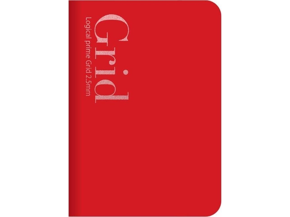 Logical Prime Grid Notizbuch B6, 2,5 Mm, Schachteln | Farbe: Rot Nb601-1