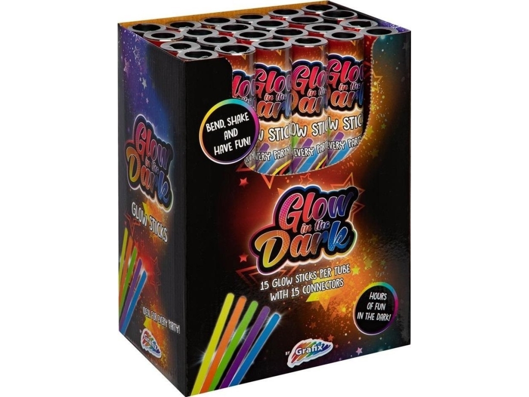Herr Og Fru-Gadget Lysende Fluorescerende Pinde 15 Stk.