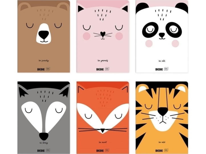 Notebook A5/32k Check Bb 10pcs