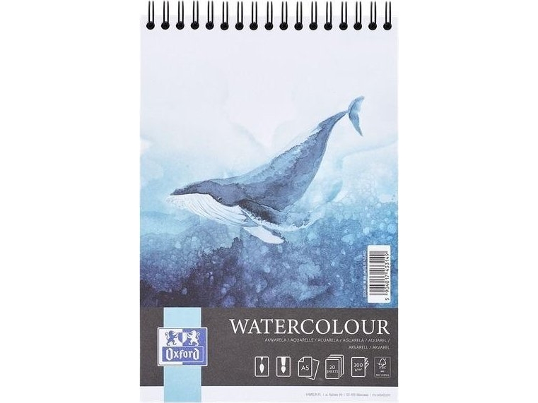 Aquarellblock A5/20K 300G Spirale |