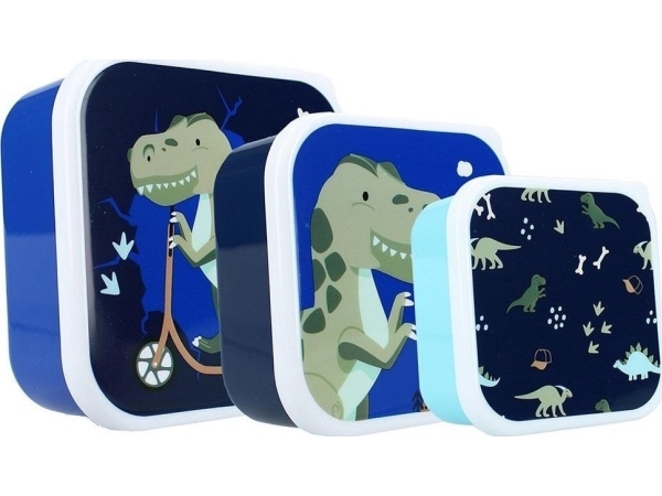 Frühstückstasche 3In1 Dino Navy Pret
