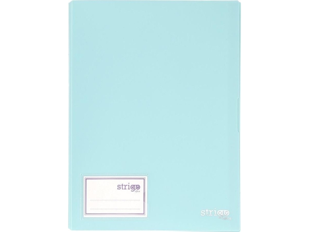 Presentationsalbum A4 40-ficka seafoam STRIGO | Arkivering - Presentationsmappar och omslag - Övriga | GameStuff