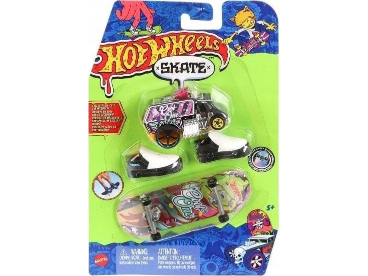 Mattel Hot Wheels Skateboard Skor Bil Hvk46