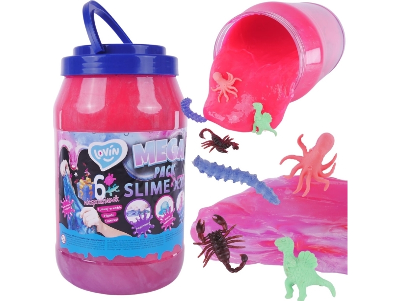 Lovin Glutek venyvä XXL Anti-stress geeli Slime muovit 3L