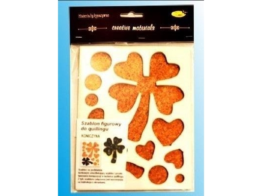 Figur quillingmall klöver 14,5x19cm | Papper & Emballage - Märkning - Namnbrickor | GameStuff