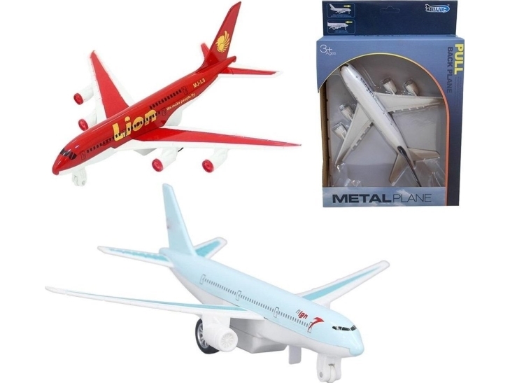 Metallinen lentokone, jossa on ääni ja työntövoima MIX