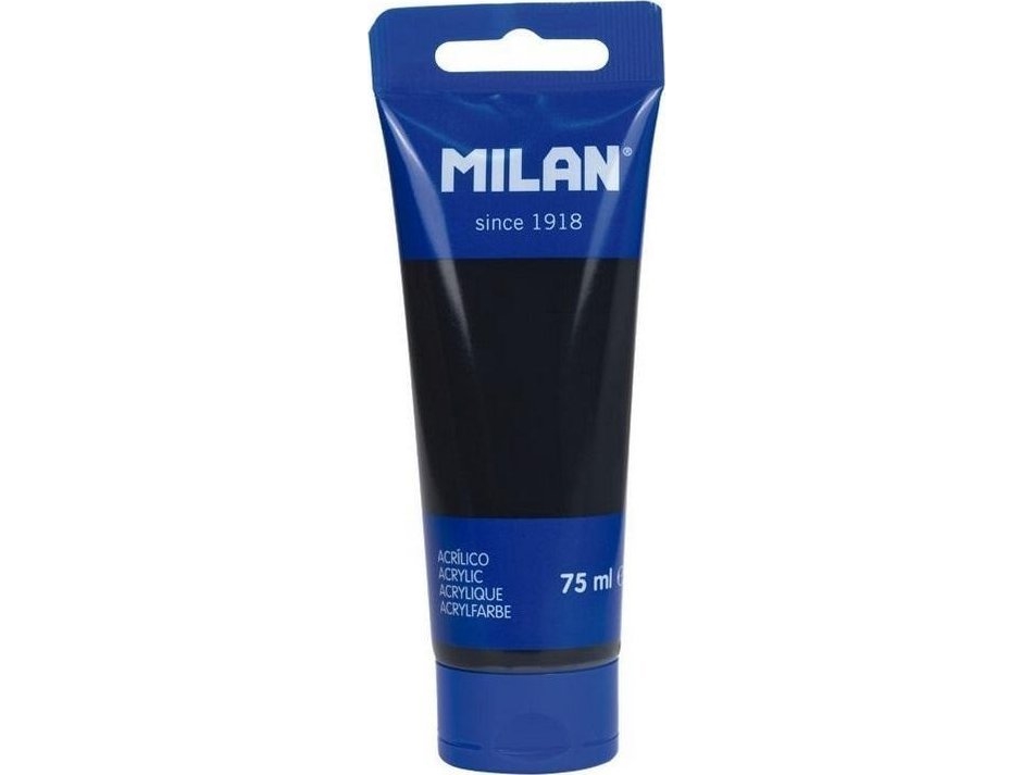 Acrylfarbe In Tube 75Ml Tiefschwarz Milan