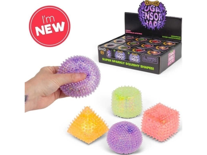 Anti-stress sensoriske former Scrunchems