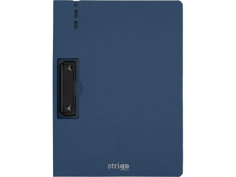 Seitenklemmbrett A4 Strigo Navy Blau