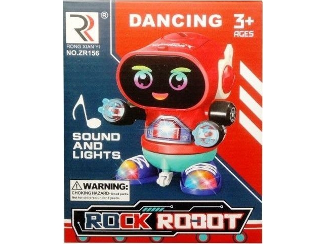 Dansende Robot Med Musik Og Lys