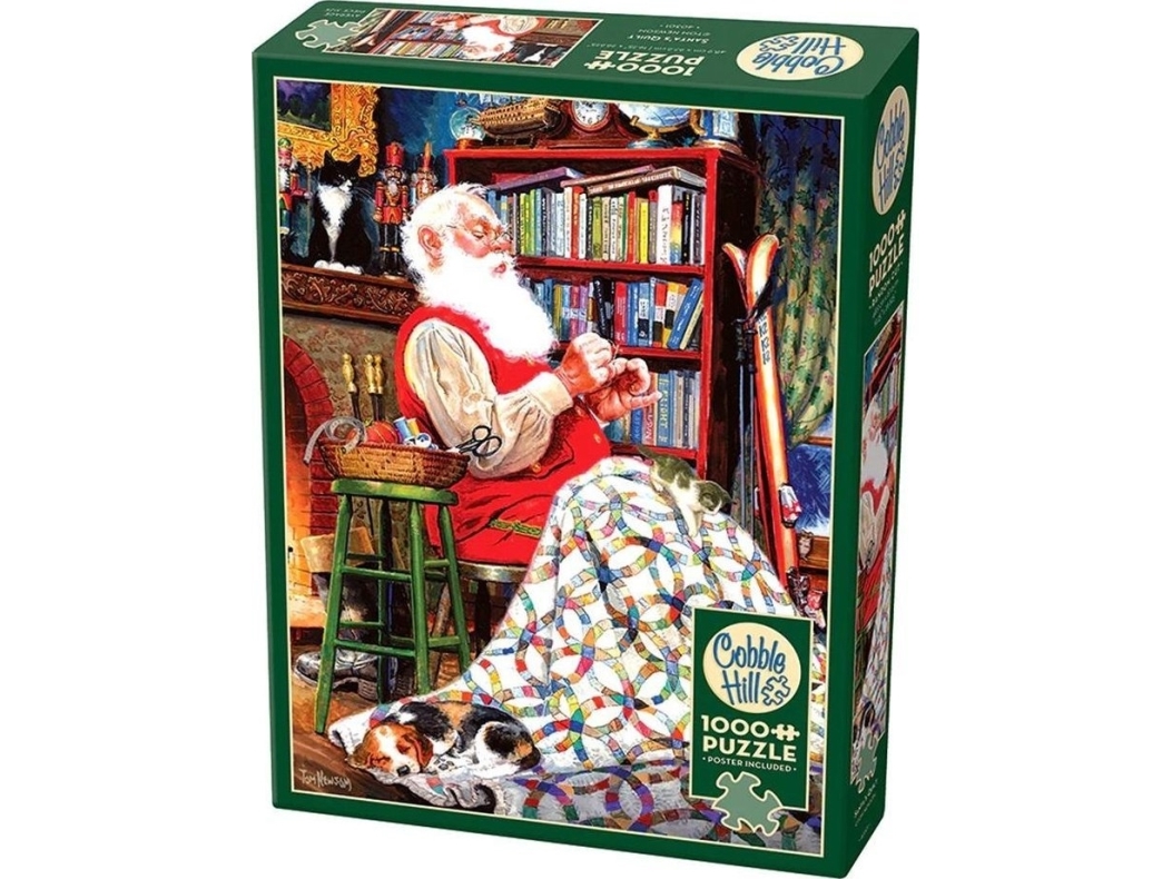 Puzzle 1000 Weihnachtsmann-Decke G3