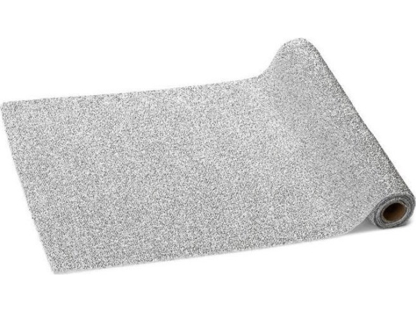 Silver metallized runner 0,36x3m