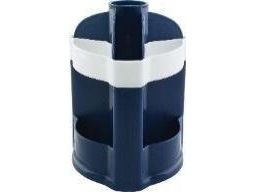 Preußischblaue Schreibtisch-Tasche