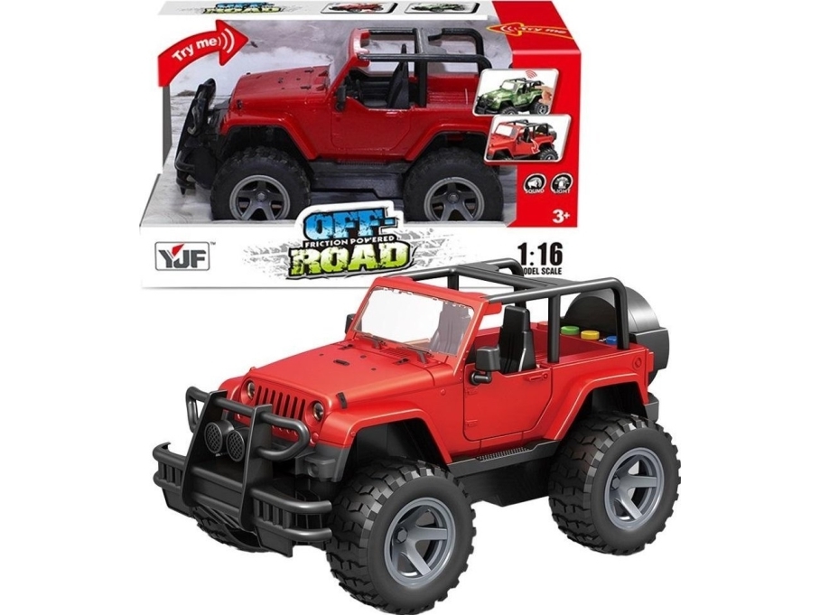 Jeep Red With Batteries