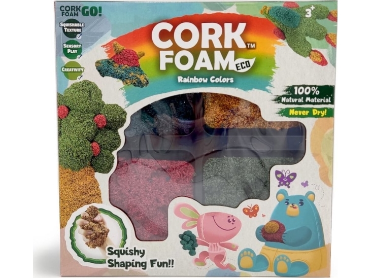 Scratch färgad korkmassa – 4 färger