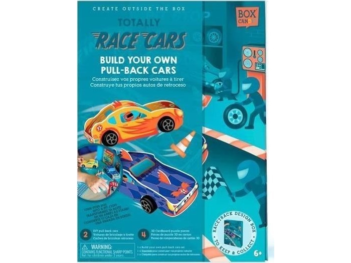 Kreativt sæt Pull back racers 2 stk