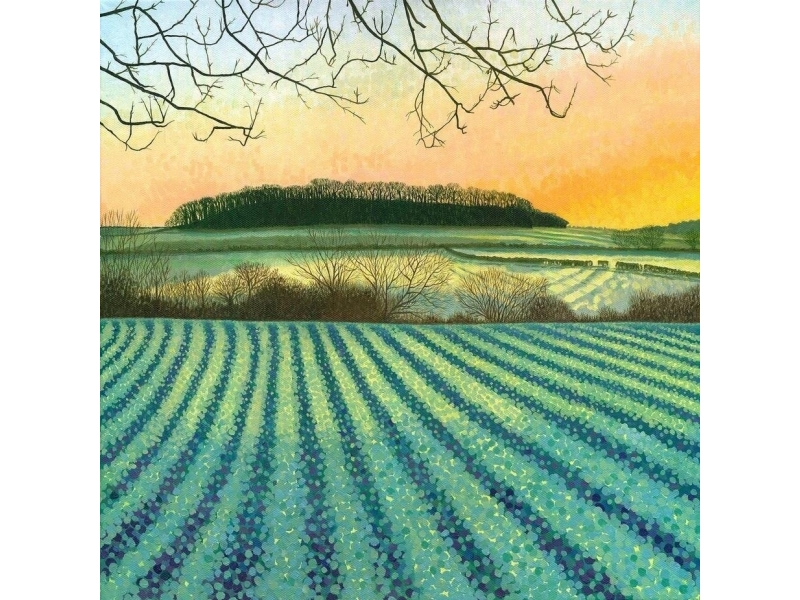 Carnet Mit Umschlag Ac10141 Wintersonnenaufgang