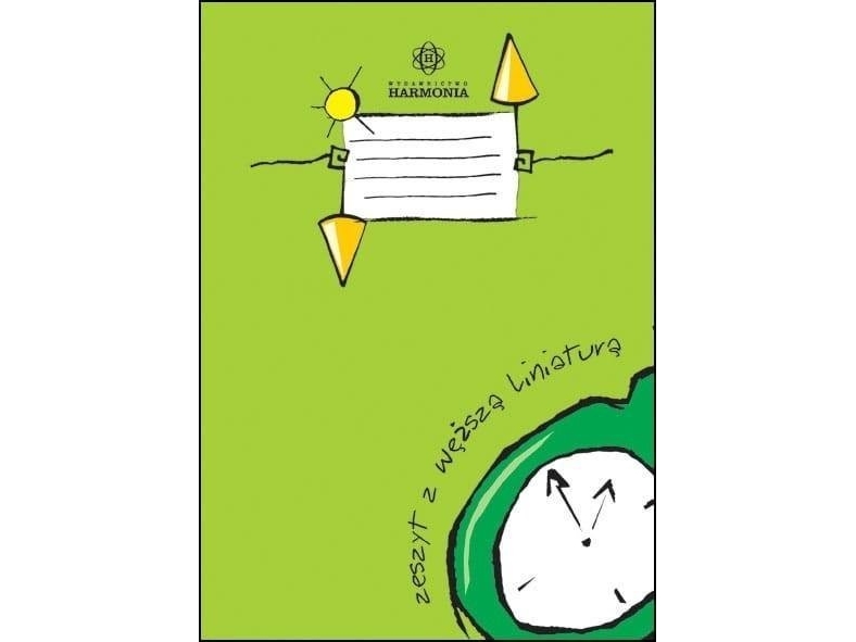 Harmonia Zeszyt A5/14K z węższą liniaturą