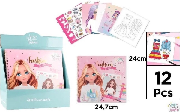 Notes Z Naklejkami Dla Projektantek Big Dream Girl |