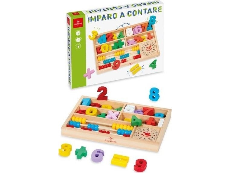Matematisk Træ Med Abacus-Ur