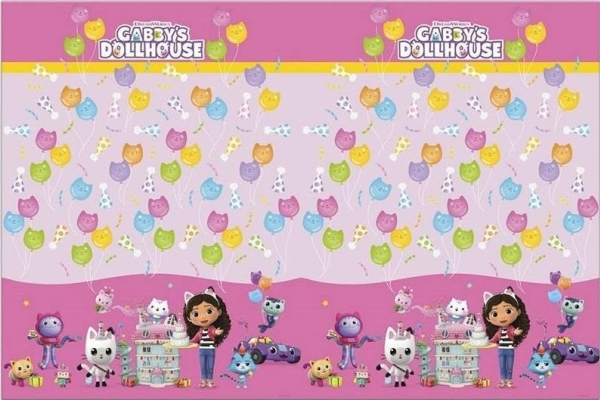 Gabby's Dollhouse Plastik-Tischdecke