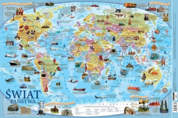 Verden for børn - skrivebordsunderlag