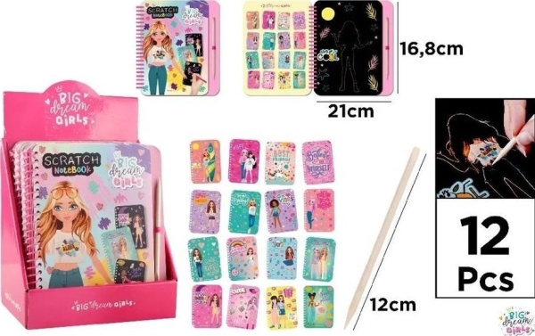 Skrapbok Big Dream Girls Summer | Skola & Hobby - Skolböcker & kalkylblad - Skolböcker och utkast | GameStuff