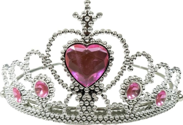 Arpex Tiara med krystaller rosa