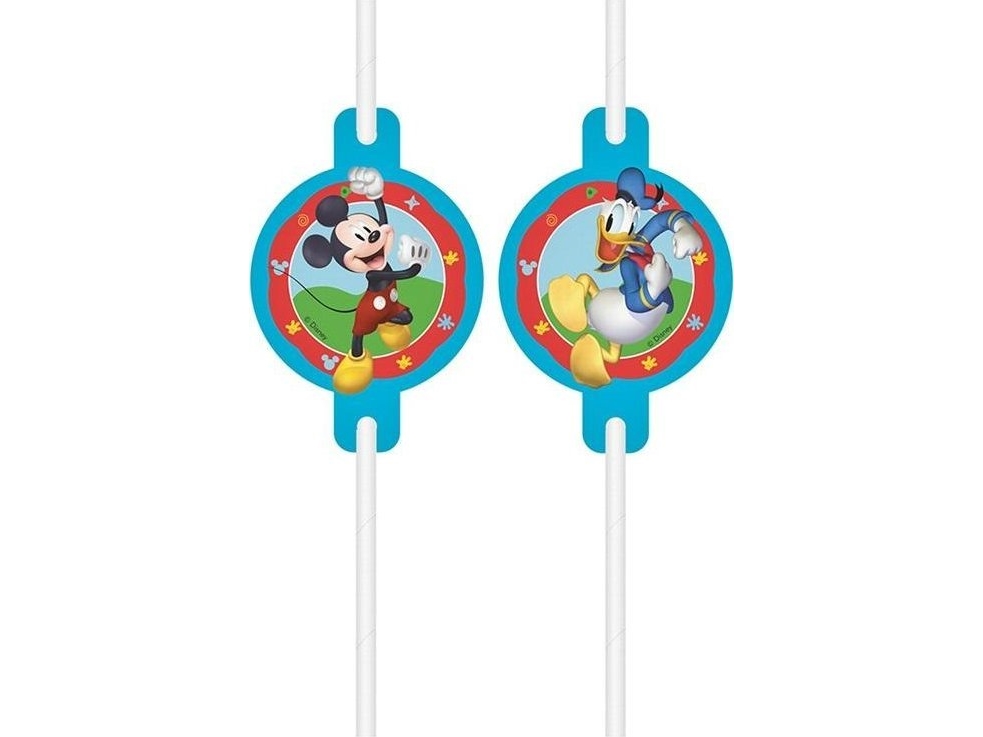 Mickey Mouse Papierstrohhalme