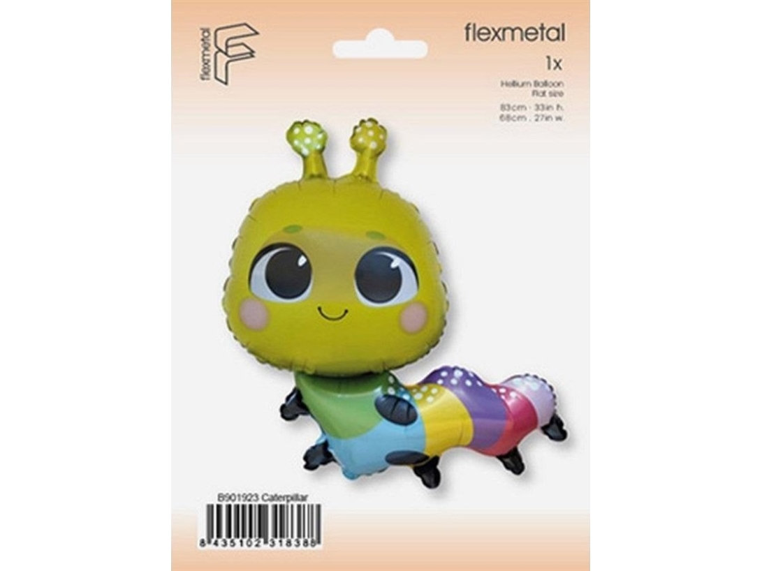 79Cm Farbiger Caterpillar Folienballon