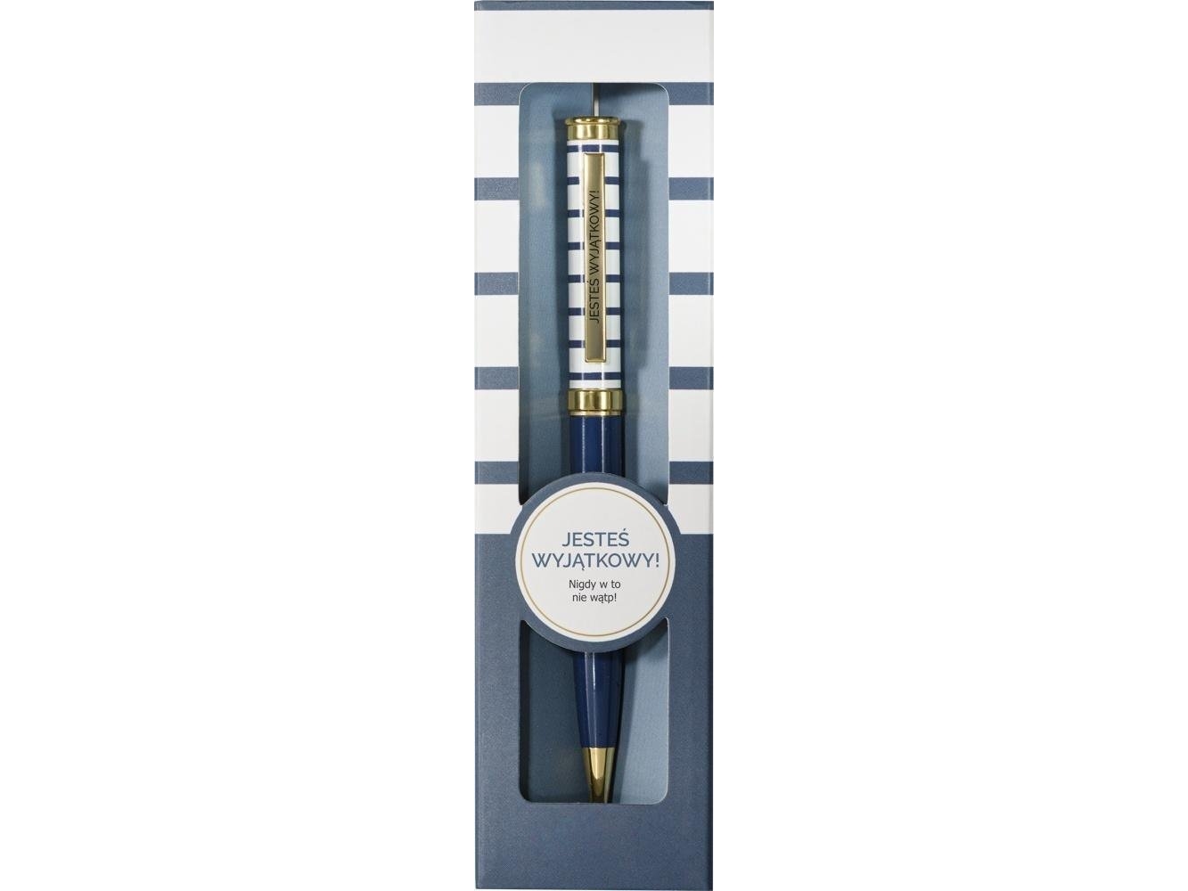 Kulspetspenna med gravyr till present “Jestes Wyjatkowy!” | N - A | GameStuff