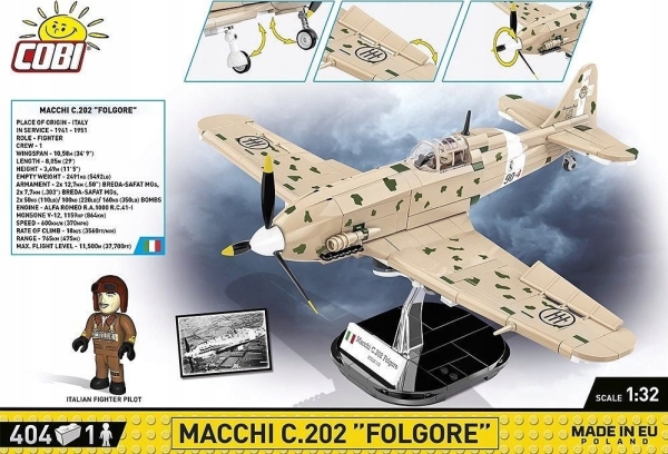 Cobi Historical Collection. Macchi C.202 Folgore