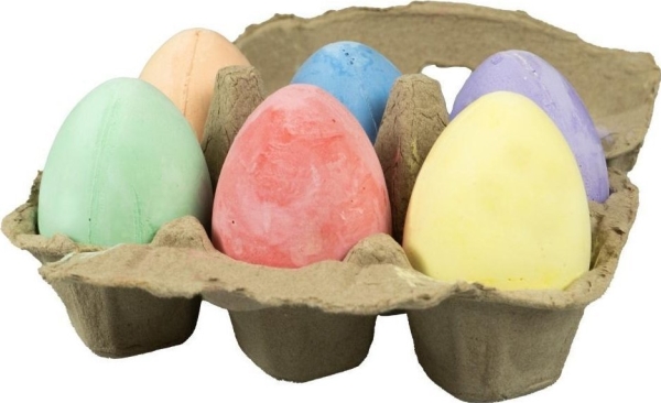 Colorful chalk in an extrusion 6pcs