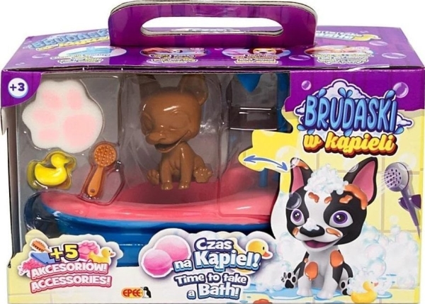 EPEE Dirt in the Bath Boston vit och gul + lera + 5 tillbehör 60149 | N - A | GameStuff