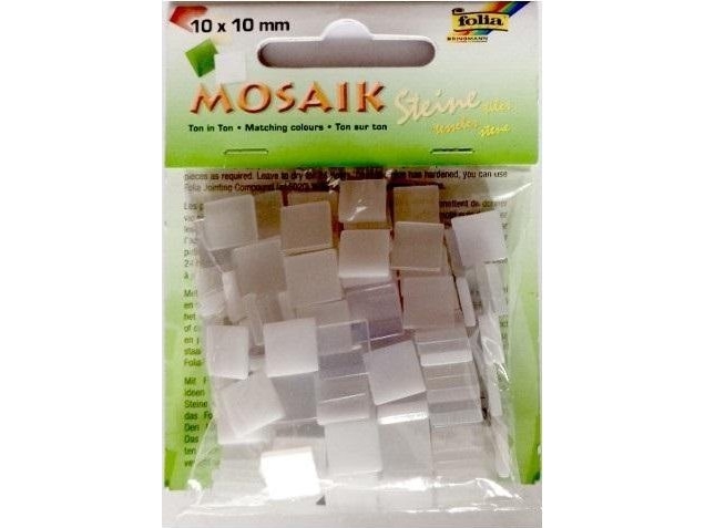 Ton-i-ton pebles 10x10 mm hvid